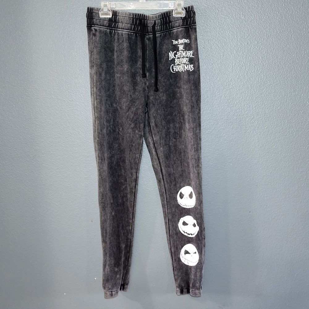 DISNEY NIGHTMARE BEFORE CHRISTMAS  JACK  SKELLINGTON SWEATPANTS/  S